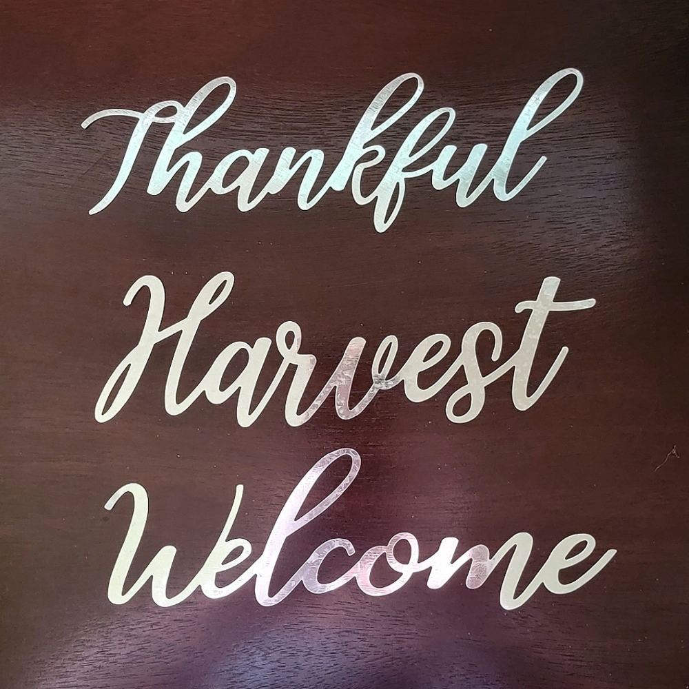 3 pc Metal Words For Crafts